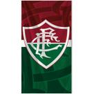 Toalha de time velour fluminense 08 - 70 x 140 - verde/vermelho - dohler