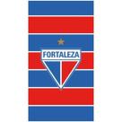 Toalha de time velour fortaleza 07 - 70 x 140 - azul/vermelho - dohler