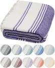 Toalha DEMMEX de algodão turco orgânico 180x91 cm roxa