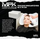 Toalha descartável para cabelo (50 unid) mpk beauty