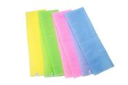 Toalha esfoliante Modu, pano de banho de nylon, 4 unidades Toalha esfoliante Modu, pano de banho de nylon, 4 unidades
