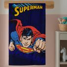 Toalha Estampa Infantil Menino Man Super Heroi Banho Divertido Colorido Natação Praia