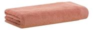 Toalha felpa banho dual air 70x140cm cor goiaba 3291, 100% algodao