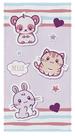 Toalha Felpuda Banho Estampada PET LOVE 60 cm x 1,10 m