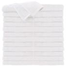 Toalha ForPro Premium 100% algodão branca 16x27 cm 24 unidades Toalha ForPro Premium 100% algodão branca 16x27 cm 24 unidades