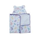 Toalha Fralda de Banho com Capuz para Bebê Infantil 80cm x 70cm Toalha Fralda de Banho com Capuz para Bebê Infantil 80cm x 70cm
