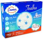 Toalha Fralda Luxo Estampa Menino Cremer Caixa Com 3 Unidades - 70x120cm