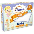 Toalha Fralda Luxo Pinte Borde 0,70m x 1,20m Branco - Cremer - Cremer