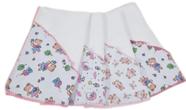 Toalha Fralda Quadriculada Com Capuz Estampado C/ 3 Toalha Fralda Quadriculada Com Capuz Estampado C/ 3