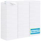 Toalha HOMEXCEL Microfiber, pacote 150, 32x32 cm, branca Toalha HOMEXCEL Microfiber, pacote 150, 32x32 cm, branca