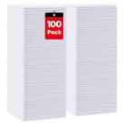 Toalha HOMEXCEL, pacote com 100 microfibras reutilizáveis, 29x29 cm