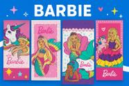 Toalha Infantil da Barbie Praia Banho Linda Colorida Macia