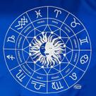 Toalha Jogo de Cartas Zodíaco 70 x 70 cm Azul