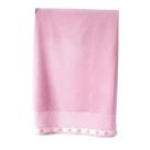 Toalha lavabo bordar ponto cruz baby classic rosa 6 pçs
