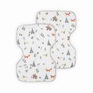 Toalha Little Unicorn Burp Cloth, pacote com 2 unidades, ultra-absorvente