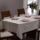 Toalha Mesa Jacquard Retangular 1,40X1,50m Palha Premium Toalha Mesa Jacquard Retangular 1,40X1,50m Palha Premium