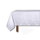 Toalha mesa limpa facil Jacquard Branca Regina Quadrada 1,40