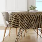 Toalha Mesa Plástica Térmica Cs Ratan Bg 4 lugares Redonda