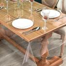 Toalha Mesa Plastico Transparente Pvc 2,00x1,40 - 0,15mm Toalha Mesa Plastico Transparente Pvc 2,00x1,40 - 0,15mm