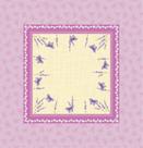 Toalha Mesa POP Quadrada Lavanda Borboletas 75x75cm Lepper