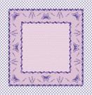 Toalha Mesa POP Quadrada Lavanda Poá 75 cm x 75 cm Lepper