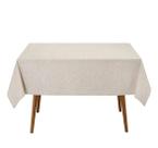 Toalha Mesa Quadrada 200x200cm Linhares Natural Dohler
