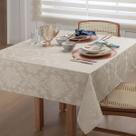 Toalha Mesa Quadrada 4 Lugares Tecido Jacquard 1,40x1,40