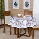 Toalha mesa Redonda 1,40x1,40 para 4 Lugares Decoração, Cozinha, Flores, Mesa Posta