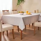 Toalha Mesa Super Prática Estampada 140x140 Quadrada 4 Lugares Fácil Limpar