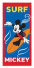 Toalha Mickey Felpuda de Banho Surf Estampada 60x1,20cm Toalha Mickey Felpuda de Banho Surf Estampada 60x1,20cm