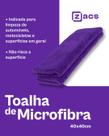 Toalha Microfibra 40x40cm Com Costura Zacs Vonixx Limpeza Automotiva