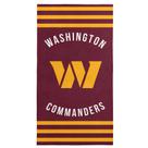 Toalha Northwest 76x152 cm Beach Stripes Washington Commanders