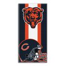 Toalha Northwest Chicago Bears NFL 76x152 cm, macia e leve Toalha Northwest Chicago Bears NFL 76x152 cm, macia e leve