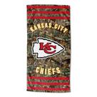 Toalha Northwest Kansas City Chiefs NFL 76x152 cm Camo Toalha Northwest Kansas City Chiefs NFL 76x152 cm Camo