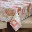 Toalha P/ Mesa De 4 Lugares - Lindas Estampas Tecido Oxford Cor Café Paris