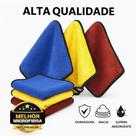 Toalha Pano de Limpeza 30x40cm Flanela 2 Lados Macia de Alta Absorção Multiuso Grande Limpa Carro Vidro Prato Cozinha Pi
