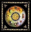 Toalha Para Jogar Tarô E Oráculos Magia Em Veludo +presente