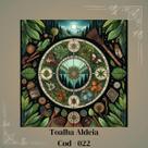 Toalha para Jogo de Tarot 0,70x0,70cm Aldeia