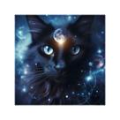 Toalha para Jogo de Tarot 0,70x0,70cm Gato II
