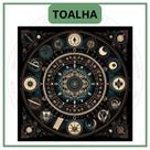 Toalha para Jogo de Tarot 0,70x0,70cm