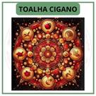 Toalha para Jogo de Tarot 0,70x0,70cm