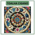 Toalha para Jogo de Tarot 0,70x0,70cm
