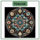 Toalha para Jogo de Tarot 0,70x0,70cm