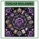 Toalha para Jogo de Tarot 0,70x0,70cm