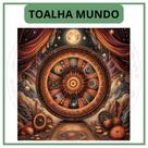 Toalha para Jogo de Tarot 0,70x0,70cm
