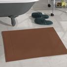 Toalha para Piso Algodão Felpudo, Linha Prime, Tamanho 50x70, cor Marrom, Marca Döhler