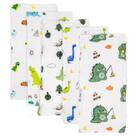 Toalha PENG'S M Baby Muslin para arrotar, pacote com 5 panos de algodão orgânico, 51 x 25 cm