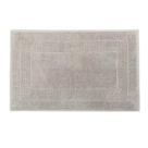 Toalha pes felpudo solare cinza 48x80cm retangular comp 100 algodao 3210083 karsten