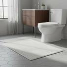 Toalha Piso Antiderrapante Atlântica 50x75cm Branco