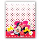 Toalha Plástica 1,80x1,20 Mts Red Minnie - Regina
